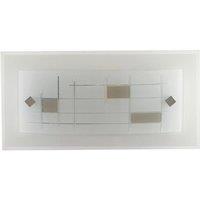 Netlighting MUSA Flush Wall Light White 30x15cm | Size: 30x15 cm