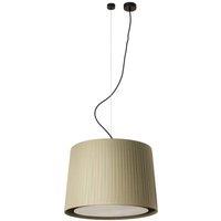 Netlighting Samba Cylindrical Pendants Cream E27 in Beige