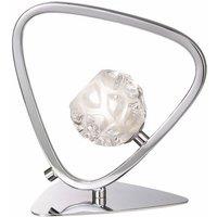 Netlighting Lux Table Lamp 1 Light G9 Polished Chrome in Grey