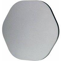 Netlighting Fusion Wall Light 14.4cm Hexagonal 6W LED 3000K 540lm Silver Paint
