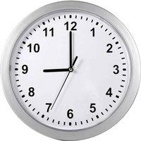 VOGREX Secret Wall Clock Home Valuables Money Box Safe in Silver