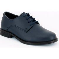 SIRRI Boy's Kids Derby Matte Lace Up Dress Shoes in Navy | Size: Infant 6