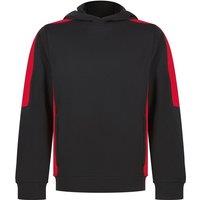 Finden & Hales Team Contrast Hoodie in Black | Size: 5-6 Years