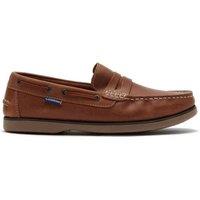 CHATHAM MARINE Men's Shanklin - Premium Leather Loafers in Tan | Size: 6