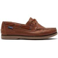 CHATHAM MARINE Men's Whitstable - Premium Leather Boat Shoes in Tan | Size: 6