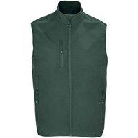 SOL'S Men's Falcon Softshell Body Warmer in Green | Size: 4XL