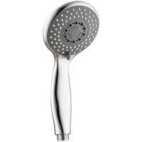 Bathroom Kingdom Essential Chrome Modern Round Hand Shower in Silver