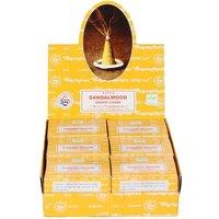 Satya Sandalwood Incense Cones (Pack Of 144) in Brown