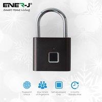 ENER-J Fingerprint Padlock in White