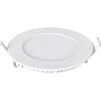 ENER-J 3W Recessed Round LED Mini Panel 85mm diameter (Hole Size 70mm), CE Driver, 90 Lm/Watt, RA 80, 3000K in White