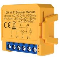ENER-J Smart WiFi BLE 1 Gang Dimmable Light Switch Module White 150W | Size: 1000mm x 1000mm