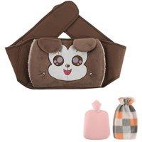 VOGREX Brown Hot Water Bottle Bag With Warm Pouch Waist Cover