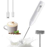 VOGREX White Rechargeable Electric Milk-Coffee Frother