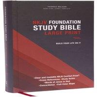 Thomas Nelson NKJV, Foundation Study Bible, Large Print, Hardcover, Red Letter