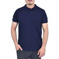 Smart Living Men's Men's Classic Cotton Polo Shirt Short Sleeve Casual Work Sports Tee in Navy | Size: XL