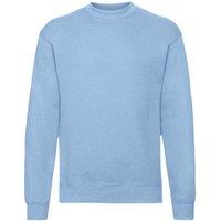 Fruit of the Loom Men's Classic 80 20 Set-in Sweatshirt in Light Blue | Size: XL
