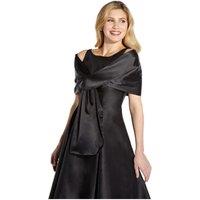 Adrianna Papell Women's Pull Thru Wrap in Black