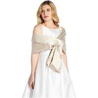 Adrianna Papell Women's Pull Thru Wrap in Beige