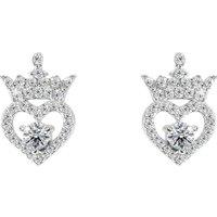 Disney Women's E906315RAPRL-PH Pair Of Earrings in Silver