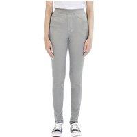 Smart Living Women's Skinny Fit Denim Jeggings with Pockets - Classic Casual Trousers in Mid Grey | Size: 16