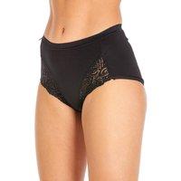 La Marquise Women's 6 Pack Lace Comfort Stretch Maxi Briefs in Black | Size: 20