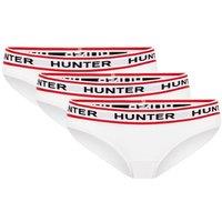 Hunter Women's 3 Pack Bikini Briefs in White | Size: Small