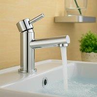 Bathroom Kingdom Harlech Chrome Basin Mixer Tap & Waste in Silver