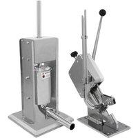 Monstershop KuKoo 5L Sausage Stuffer & Clipper Set in Silver
