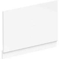 Bathroom Kingdom Flauto 700mm Waterproof PVC bath panel + Plinth in White