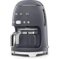 Smeg Drip DCF02GRUK Filter Coffee Machine With Filter in Grey