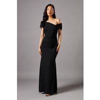 Coast Women's Scuba Maxi Dress in Black | Size: 8