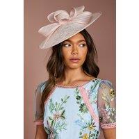 Coast Women's Loop Detail Wide Brim Fascinator in Blush