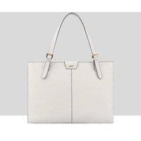 Paul Costelloe Women's 'Argo' 100% Real Leather Shoulder Bag in Off-White