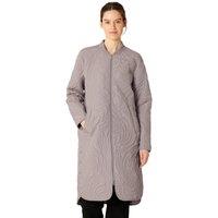 Ilse Jacobsen Women's Dune Quilted Bomber Neck Mac Atmposphere in Taupe | Size: 10