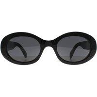 Celine Women's Oval Sparkly Black with Gold Grey CL40194U Triomphe