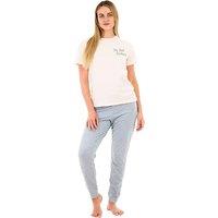 Smart Living Women's 2-Piece Ultra-Soft Pyjama Set - Loungewear & Sleepwear Pink shirt/Grey Pyjama in Grey | Size: 2XL