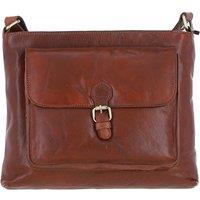 Ashwood Leather Women's Real Leather Vintage Medium Shoulder Bag in Tan