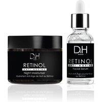 Dr H Women's Retinol Anti-Ageing Night Moisturiser 60ml + Anti-Ageing Retinol Facial Serum 30ml in White