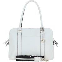 Ashwood Leather Women's 'Cuore di Cuoio' 3 Section Large Leather Handbag in White