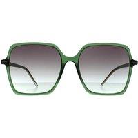 Hugo Boss Women's Square Green Grey Gradient BOSS 1524/S