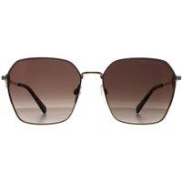 Marc Jacobs Women's Square Gold Havana Brown Gradient MARC 729/S