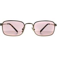 Miu Miu Women's Rectangle Pale Gold Pink MU53AS