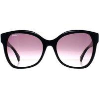 Max Mara Women's Butterfly Shiny Black Smoke Grey Gradient MM0014 Emme3