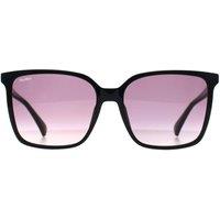 Max Mara Women's Square Shiny Black Smoke Grey Gradient MM0046 Emme11