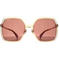 Max Mara Women's Square Shiny Pink Brown MM0059-D