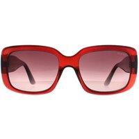 Guess Women's Butterfly Transparent Red Brown Gradient GF6167