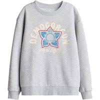 Stranger Things Demogorgon Fan Club Kids Sweatshirt, Athletic Heather in Light Grey | Size: 5-6 Years