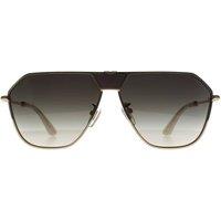 Police Men's Aviator Shiny Pink Gold Smoke Grey Gradient SPLL89 Horizon 8