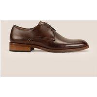 Oswin Hyde Men's Edison Oxford Leather Shoes in Brown | Size: 12
