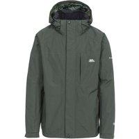 Trespass Men's Edwards II Waterproof Jacket in Olive | Size: 2XS